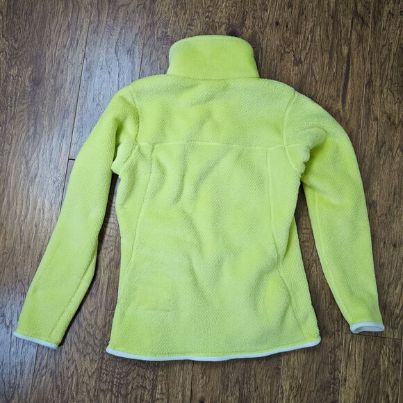 Patagonia Retool Snap T Neon Yellow Fleece Pull Over Size XS - Picture 4 of 11